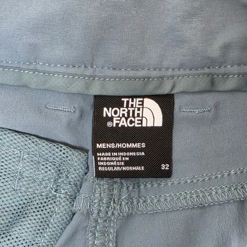 The North Face Mens Hiking Pants Size 32 Slate Blue Grey Nylon Technical Travel - Picture 3 of 8